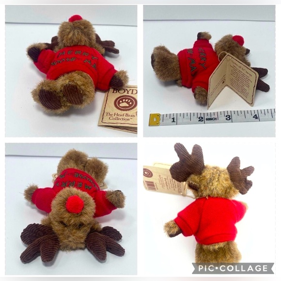 NWT Boyds Bears Reindeer Mini “Merry Moose-Mas” Reindeer - Picture 9 of 11